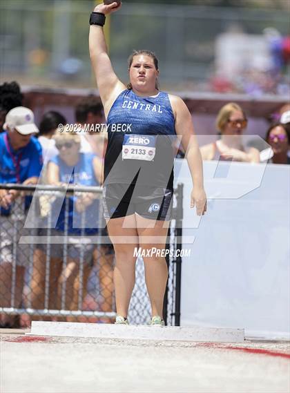 Thumbnail 2 in Class 5 Shot Put (MSHSAA State Championship) photogallery.