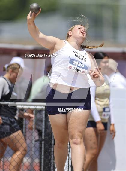 Thumbnail 3 in Class 5 Shot Put (MSHSAA State Championship) photogallery.