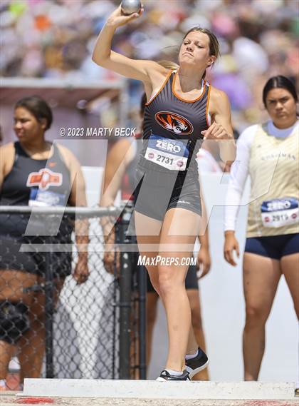 Thumbnail 1 in Class 5 Shot Put (MSHSAA State Championship) photogallery.
