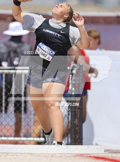 Thumbnail 3 in Class 5 Shot Put (MSHSAA State Championship) photogallery.