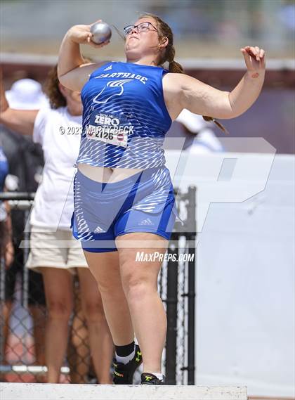 Thumbnail 2 in Class 5 Shot Put (MSHSAA State Championship) photogallery.