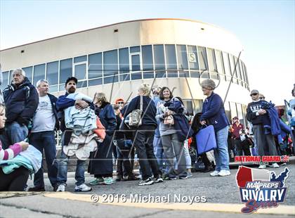 Thumbnail 1 in Evansville Mater Dei @ Evansville Reitz (2015 MaxPreps Rivalry Series) photogallery.