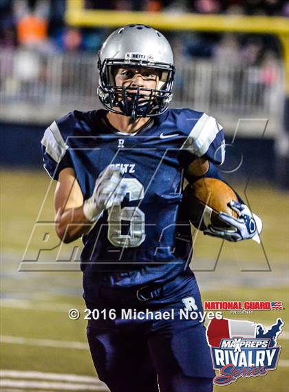 Thumbnail 1 in Evansville Mater Dei @ Evansville Reitz (2015 MaxPreps Rivalry Series) photogallery.
