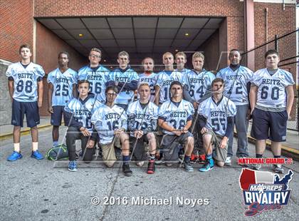 Thumbnail 1 in Evansville Mater Dei @ Evansville Reitz (2015 MaxPreps Rivalry Series) photogallery.