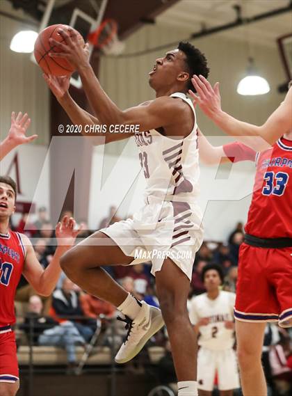 Thumbnail 3 in Fairport @ Aquinas Institute (Section 5 Class AA First Round) photogallery.