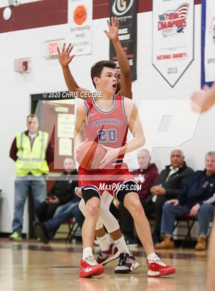Thumbnail 3 in Fairport @ Aquinas Institute (Section 5 Class AA First Round) photogallery.