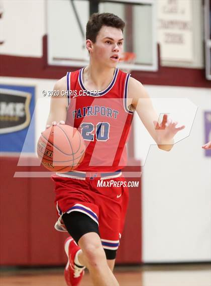 Thumbnail 2 in Fairport @ Aquinas Institute (Section 5 Class AA First Round) photogallery.