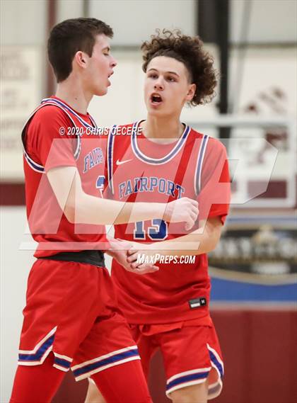 Thumbnail 2 in Fairport @ Aquinas Institute (Section 5 Class AA First Round) photogallery.