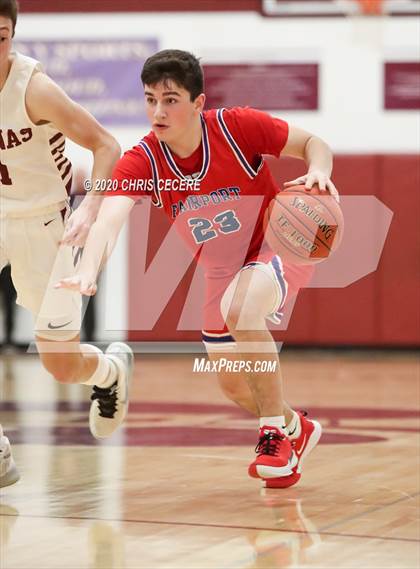 Thumbnail 3 in Fairport @ Aquinas Institute (Section 5 Class AA First Round) photogallery.
