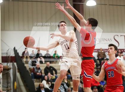 Thumbnail 3 in Fairport @ Aquinas Institute (Section 5 Class AA First Round) photogallery.