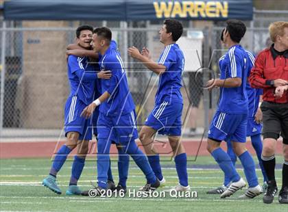 Thumbnail 3 in Saddleback Valley Christian vs. Fillmore (CIF-SS D7 Final) photogallery.
