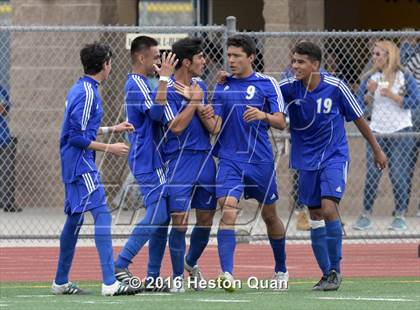 Thumbnail 1 in Saddleback Valley Christian vs. Fillmore (CIF-SS D7 Final) photogallery.