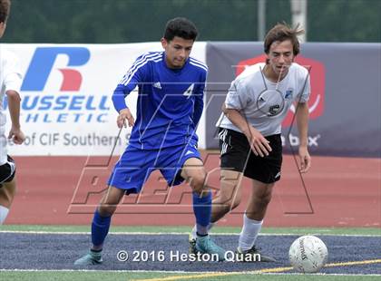 Thumbnail 3 in Saddleback Valley Christian vs. Fillmore (CIF-SS D7 Final) photogallery.