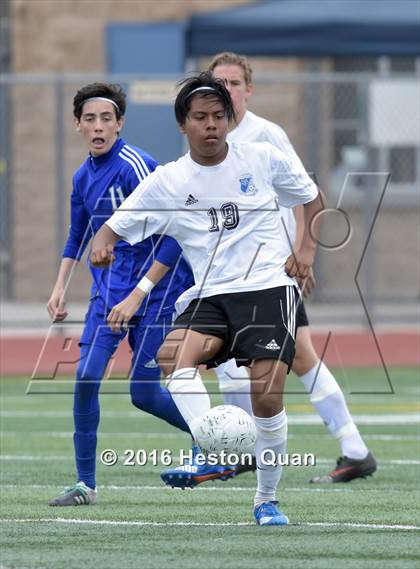 Thumbnail 3 in Saddleback Valley Christian vs. Fillmore (CIF-SS D7 Final) photogallery.