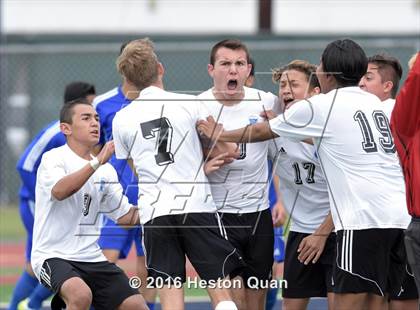 Thumbnail 2 in Saddleback Valley Christian vs. Fillmore (CIF-SS D7 Final) photogallery.