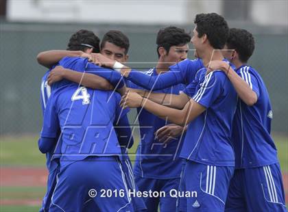 Thumbnail 2 in Saddleback Valley Christian vs. Fillmore (CIF-SS D7 Final) photogallery.