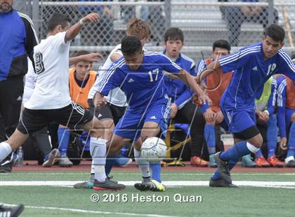 Thumbnail 3 in Saddleback Valley Christian vs. Fillmore (CIF-SS D7 Final) photogallery.