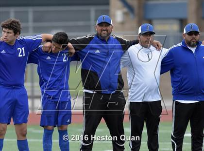 Thumbnail 3 in Saddleback Valley Christian vs. Fillmore (CIF-SS D7 Final) photogallery.