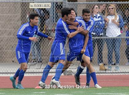 Thumbnail 3 in Saddleback Valley Christian vs. Fillmore (CIF-SS D7 Final) photogallery.