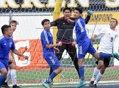 Thumbnail 1 in Saddleback Valley Christian vs. Fillmore (CIF-SS D7 Final) photogallery.