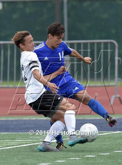 Thumbnail 3 in Saddleback Valley Christian vs. Fillmore (CIF-SS D7 Final) photogallery.