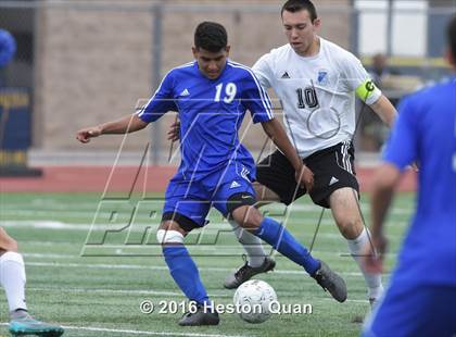 Thumbnail 2 in Saddleback Valley Christian vs. Fillmore (CIF-SS D7 Final) photogallery.