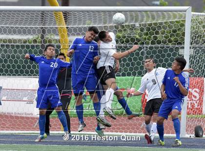 Thumbnail 2 in Saddleback Valley Christian vs. Fillmore (CIF-SS D7 Final) photogallery.