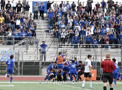 Thumbnail 2 in Saddleback Valley Christian vs. Fillmore (CIF-SS D7 Final) photogallery.