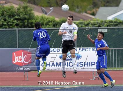 Thumbnail 3 in Saddleback Valley Christian vs. Fillmore (CIF-SS D7 Final) photogallery.