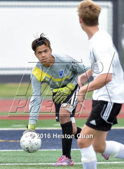 Thumbnail 3 in Saddleback Valley Christian vs. Fillmore (CIF-SS D7 Final) photogallery.