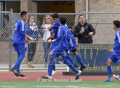 Thumbnail 2 in Saddleback Valley Christian vs. Fillmore (CIF-SS D7 Final) photogallery.