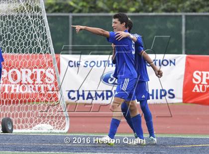 Thumbnail 2 in Saddleback Valley Christian vs. Fillmore (CIF-SS D7 Final) photogallery.