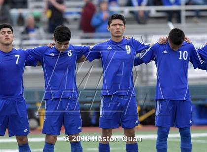 Thumbnail 3 in Saddleback Valley Christian vs. Fillmore (CIF-SS D7 Final) photogallery.