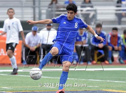 Thumbnail 3 in Saddleback Valley Christian vs. Fillmore (CIF-SS D7 Final) photogallery.