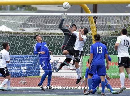 Thumbnail 3 in Saddleback Valley Christian vs. Fillmore (CIF-SS D7 Final) photogallery.