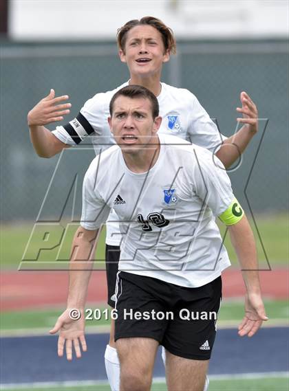 Thumbnail 2 in Saddleback Valley Christian vs. Fillmore (CIF-SS D7 Final) photogallery.