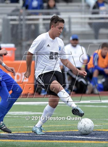 Thumbnail 3 in Saddleback Valley Christian vs. Fillmore (CIF-SS D7 Final) photogallery.