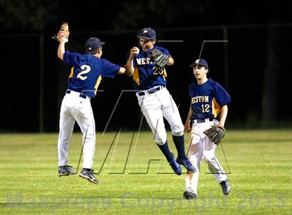 Thumbnail 2 in Weston vs. Notre Dame-Fairfield (SWC Semifinal) photogallery.