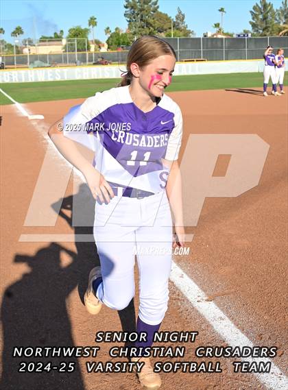 Thumbnail 3 in Northwest Christian vs. Scottsdale Christian Academy (Senior Night) photogallery.