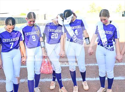 Thumbnail 2 in Northwest Christian vs. Scottsdale Christian Academy (Senior Night) photogallery.