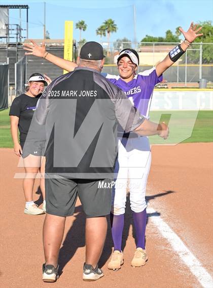 Thumbnail 3 in Northwest Christian vs. Scottsdale Christian Academy (Senior Night) photogallery.