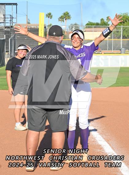 Thumbnail 1 in Northwest Christian vs. Scottsdale Christian Academy (Senior Night) photogallery.