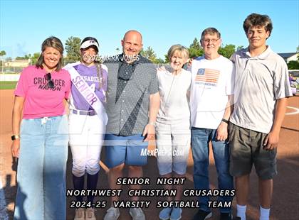 Thumbnail 1 in Northwest Christian vs. Scottsdale Christian Academy (Senior Night) photogallery.