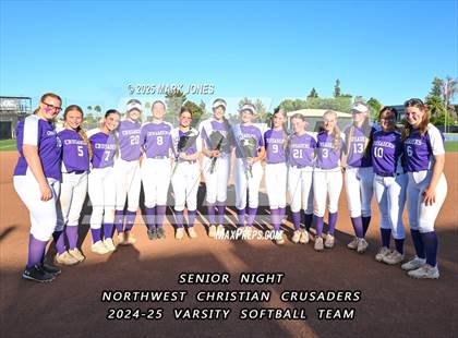 Thumbnail 2 in Northwest Christian vs. Scottsdale Christian Academy (Senior Night) photogallery.
