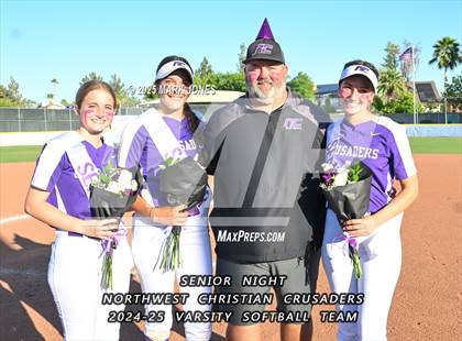 Thumbnail 3 in Northwest Christian vs. Scottsdale Christian Academy (Senior Night) photogallery.