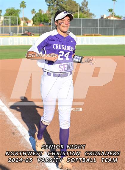 Thumbnail 3 in Northwest Christian vs. Scottsdale Christian Academy (Senior Night) photogallery.