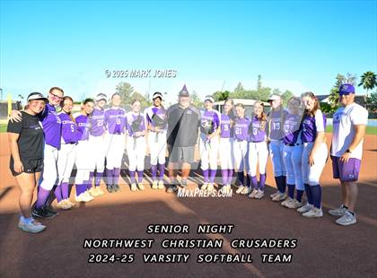 Thumbnail 1 in Northwest Christian vs. Scottsdale Christian Academy (Senior Night) photogallery.