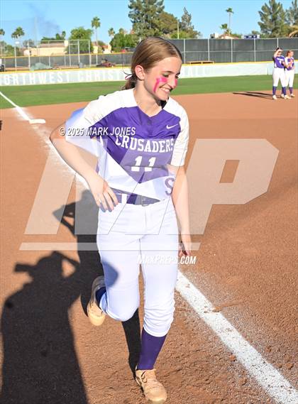 Thumbnail 2 in Northwest Christian vs. Scottsdale Christian Academy (Senior Night) photogallery.