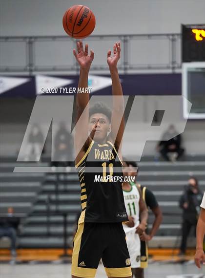 Thumbnail 2 in Indianapolis Crispus Attucks vs. Warren Central (Sneakers for Santa Shootout) photogallery.
