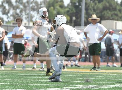 Thumbnail 2 in Orange Lutheran vs. Edison (Battle at the Beach 7-on-7) photogallery.